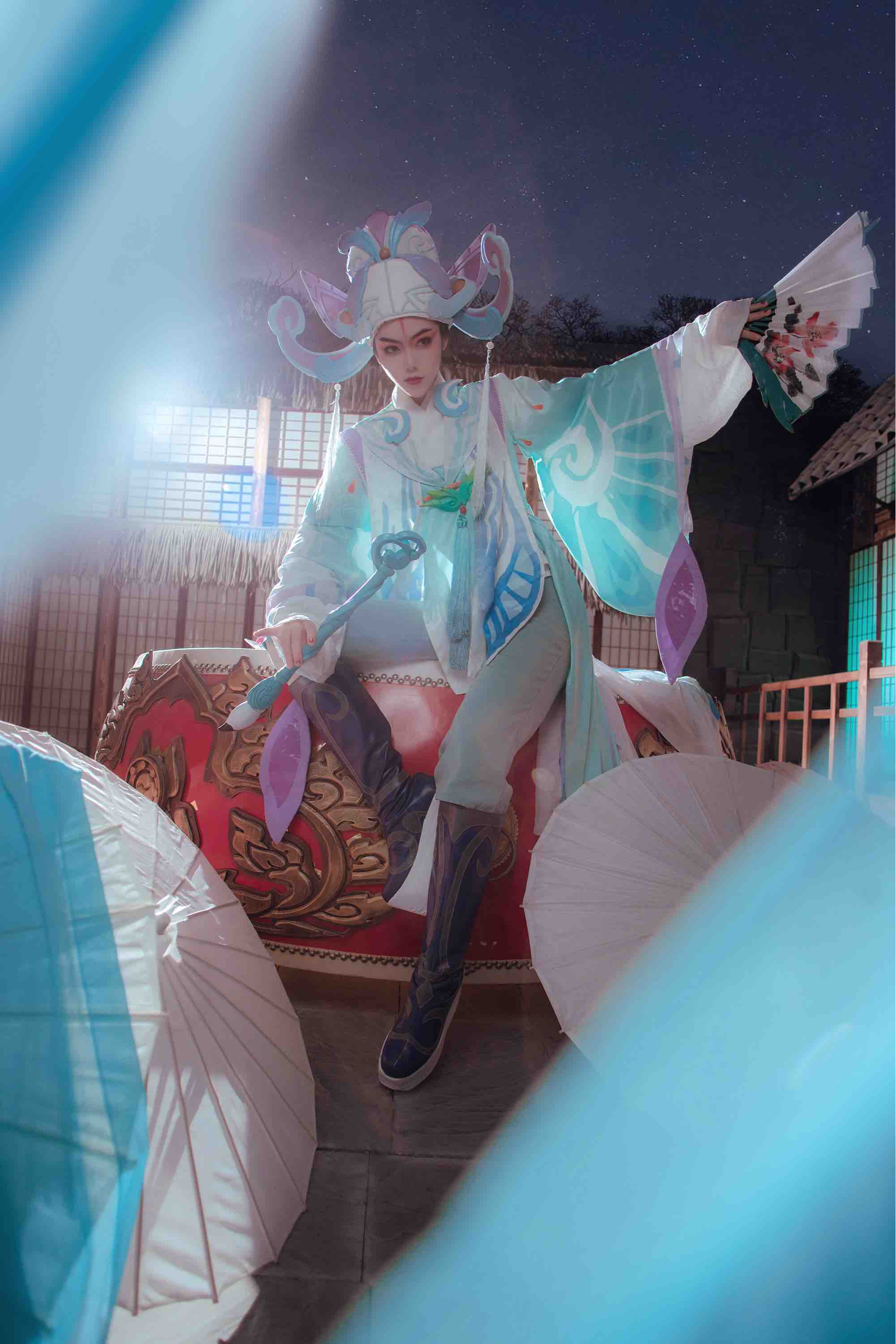 「萧雪cos」上官婉儿周年庆皮肤有人没有得到吗?