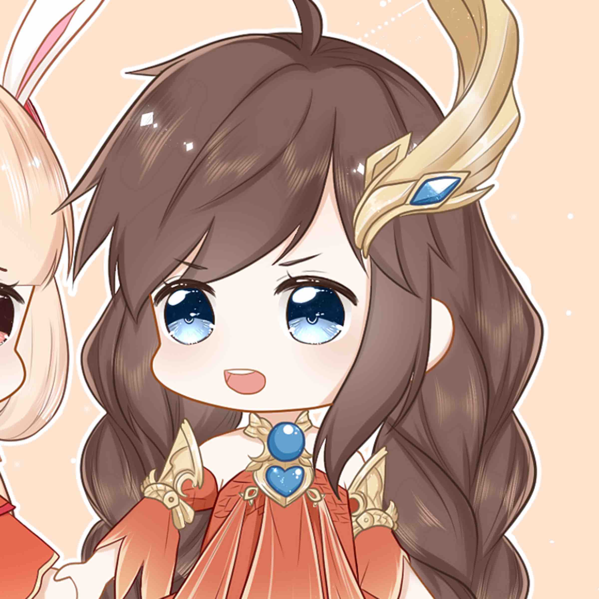 同人头像白板公孙离宗师大乔开黑头像来啦