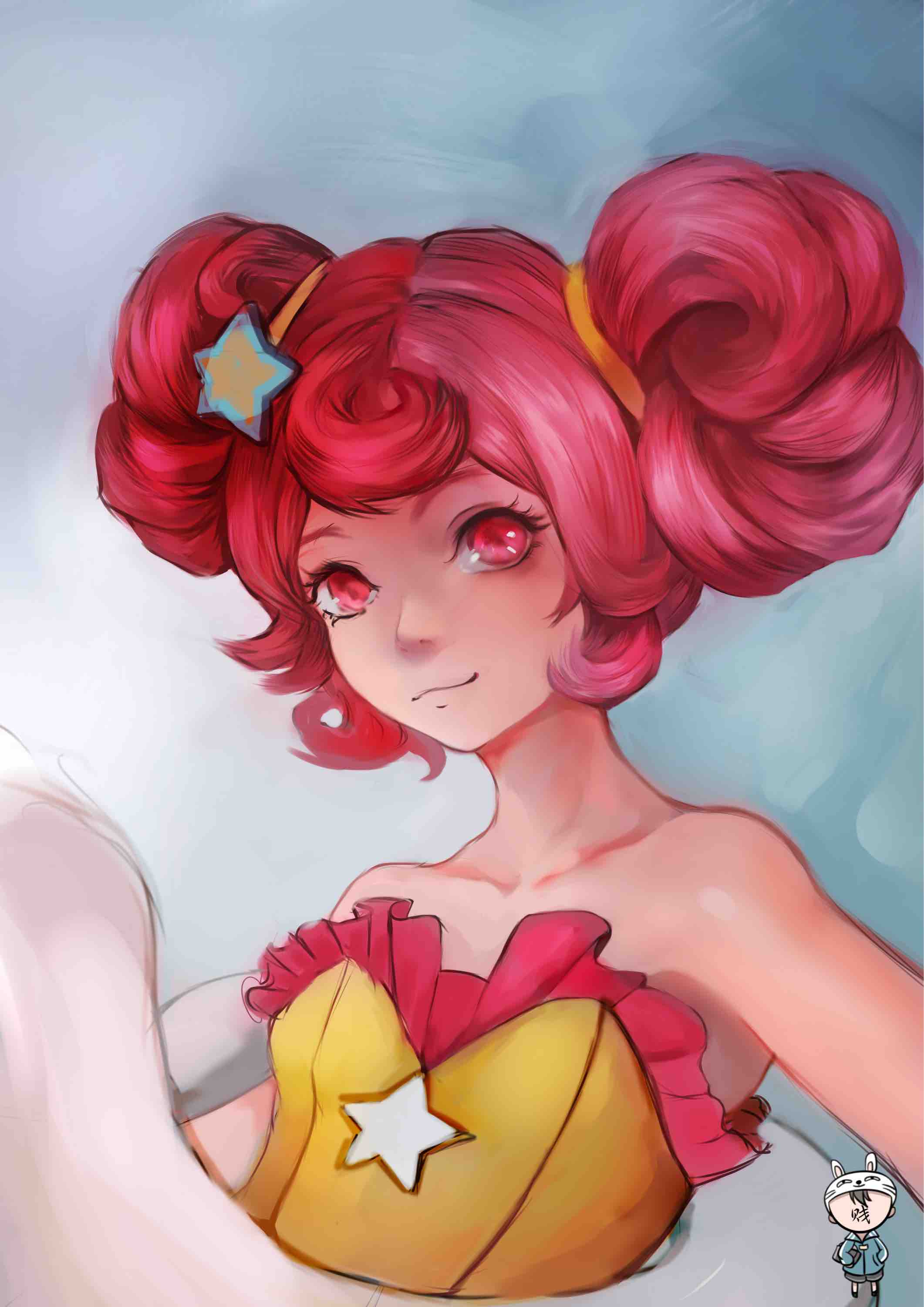 【同人绘画】随手涂了一个缤纷独角兽,这样的小乔爱了吗