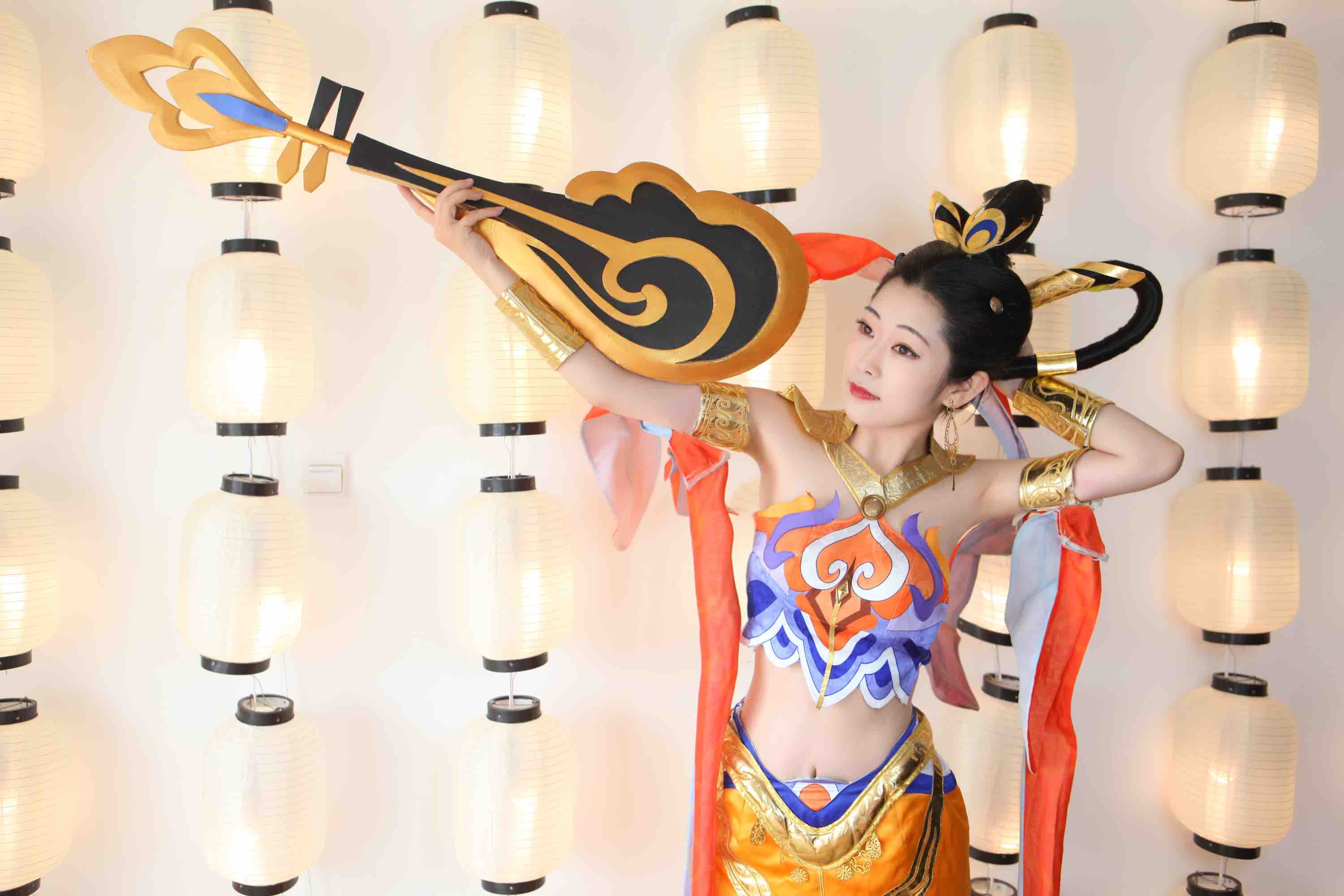 王者cos杨玉环遇见飞天曲终人散